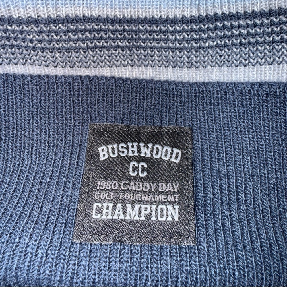 NEW Travis Mathew BUSHWOOD CC - (caddyshack) Striped Pom-Pom Beanie Hat - Picture 3 of 3